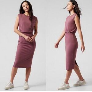 Athleta Santorini Cinch Dress sz M